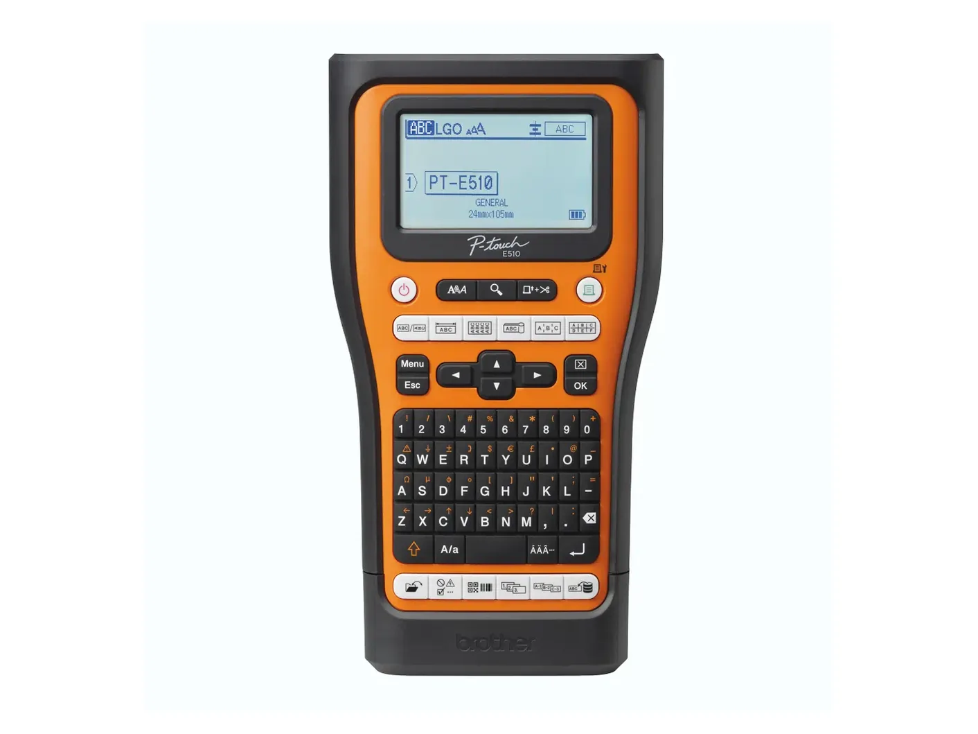 Brother PT-E510VP Rotuladora Electrónica Portátil Profesional P-touch, etiquetas de hasta 24 mm — Identificación