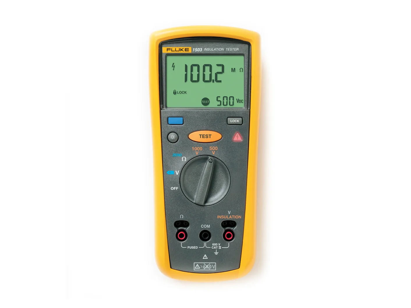 Fluke 1503 Medidor de resistencia de aislamiento — Comprobación Eléctrica