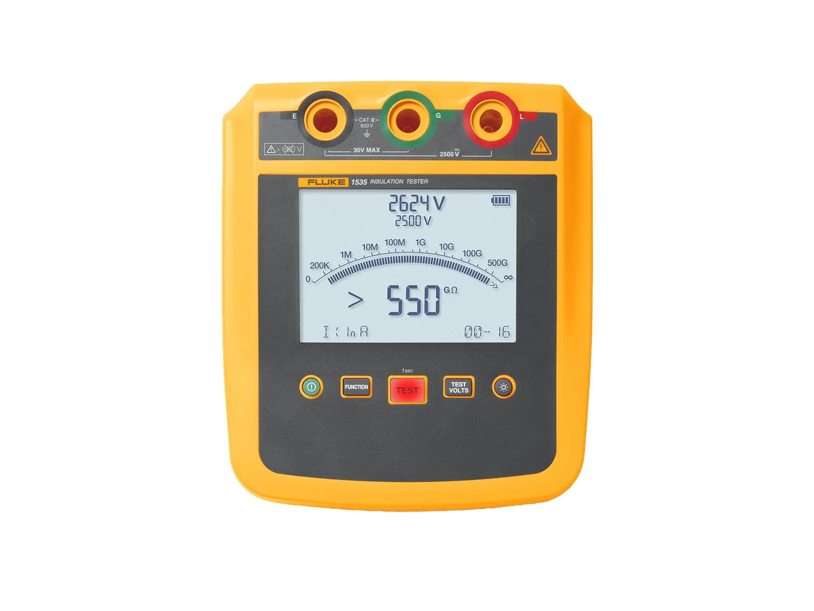 Fluke 1535 Medidor de resistencia de aislación hasta 500 GΩ — Comprobación Eléctrica