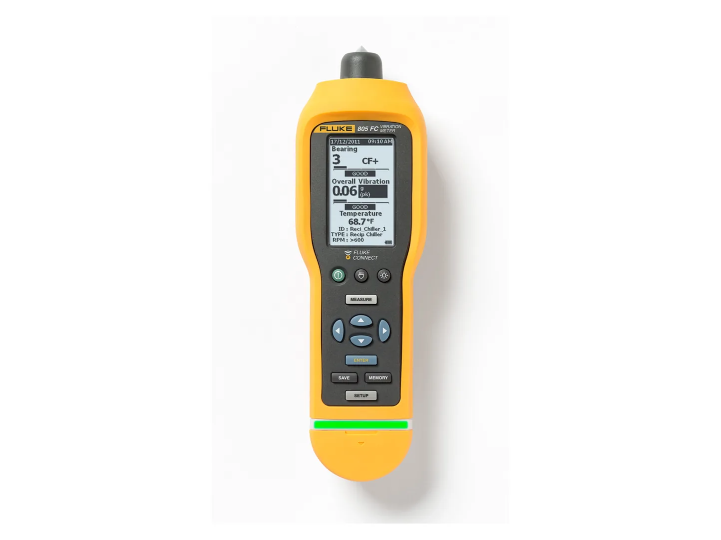 Fluke 805 FC Medidor de vibraciones — Cámaras Termográficas, Acústicas y Vibraciones