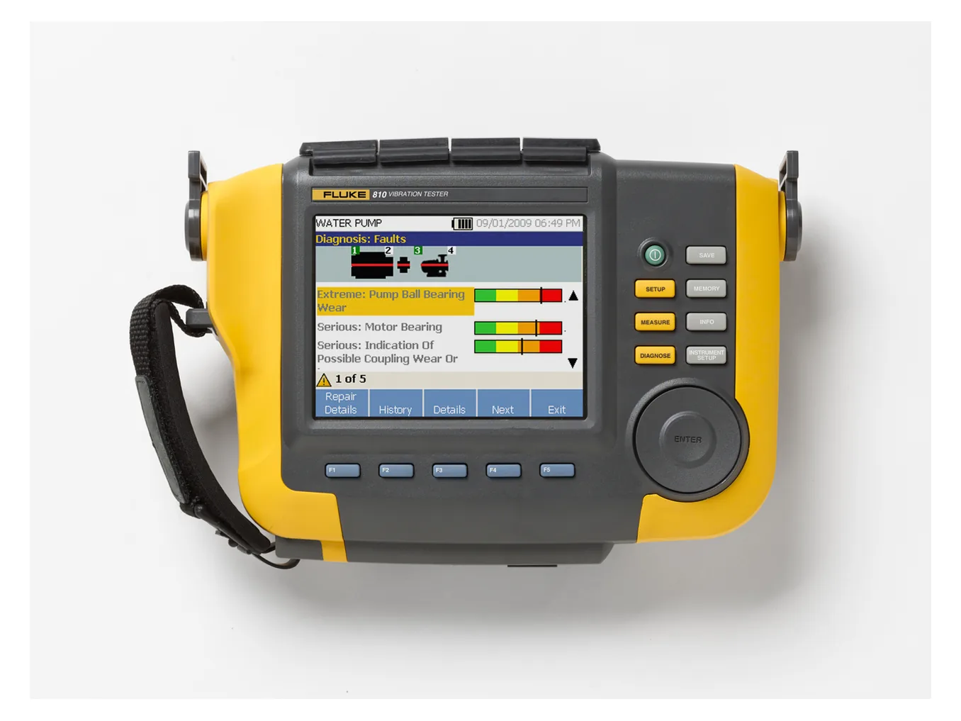 Fluke 810 Analizador de vibraciones — Cámaras Termográficas, Acústicas y Vibraciones