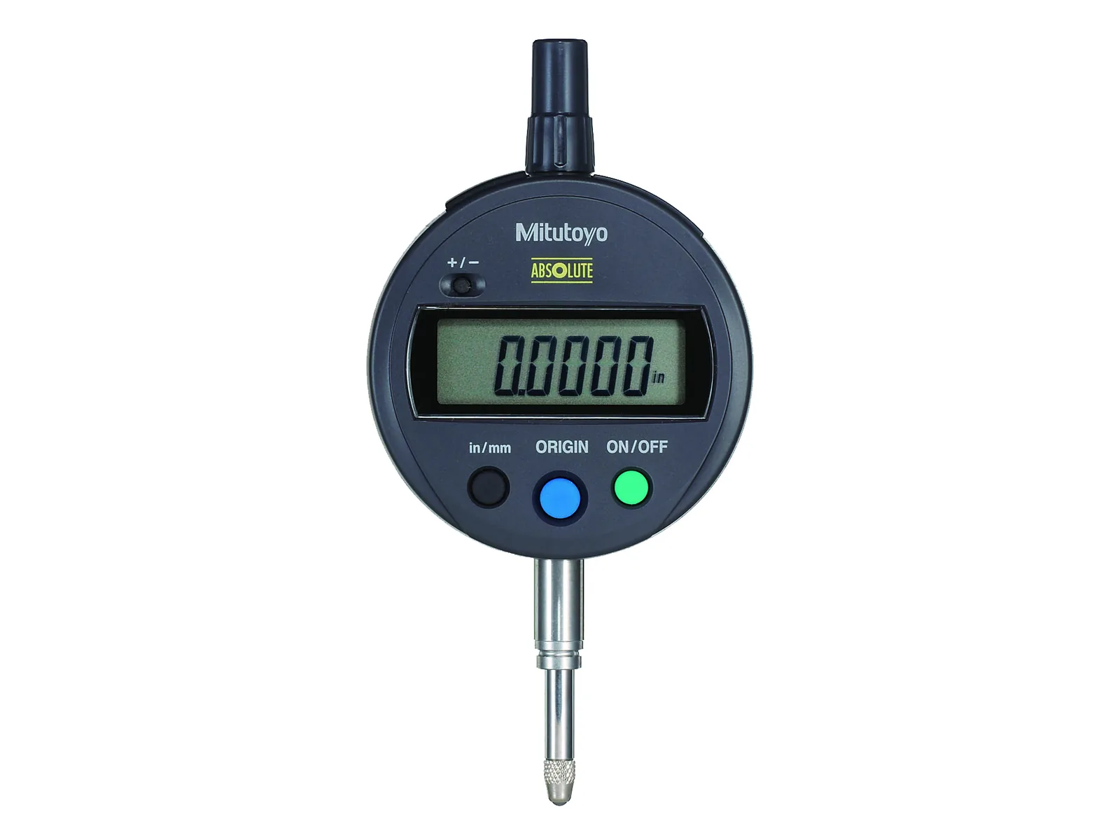 Mitutoyo 543-782B-10 Reloj comparador digital ABSOLUTE ID-SX 12,7 mm 0,01 mm, tapa lisa — Metrología Mitutoyo