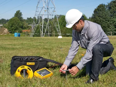Fluke 1625-2 GEO Kit Comprobador de puesta a tierra — Comprobación Eléctrica