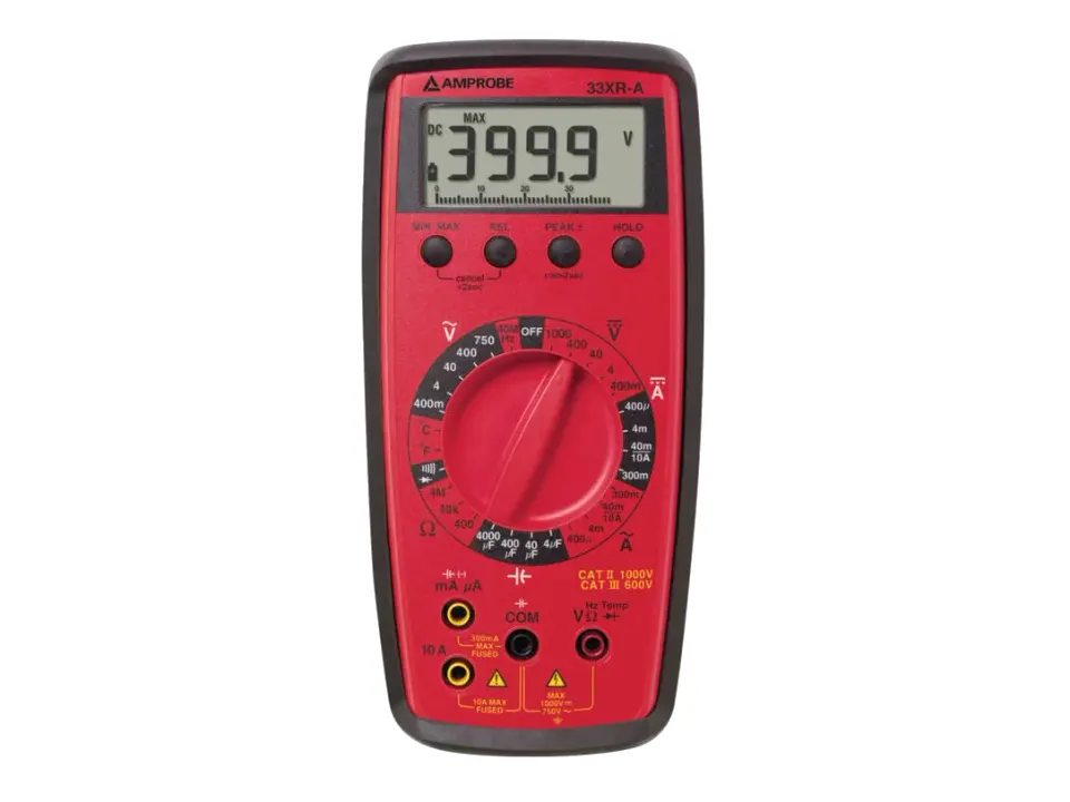 Fluke Amprobe 33XR-A Multímetro profesional con temperatura y capacidad