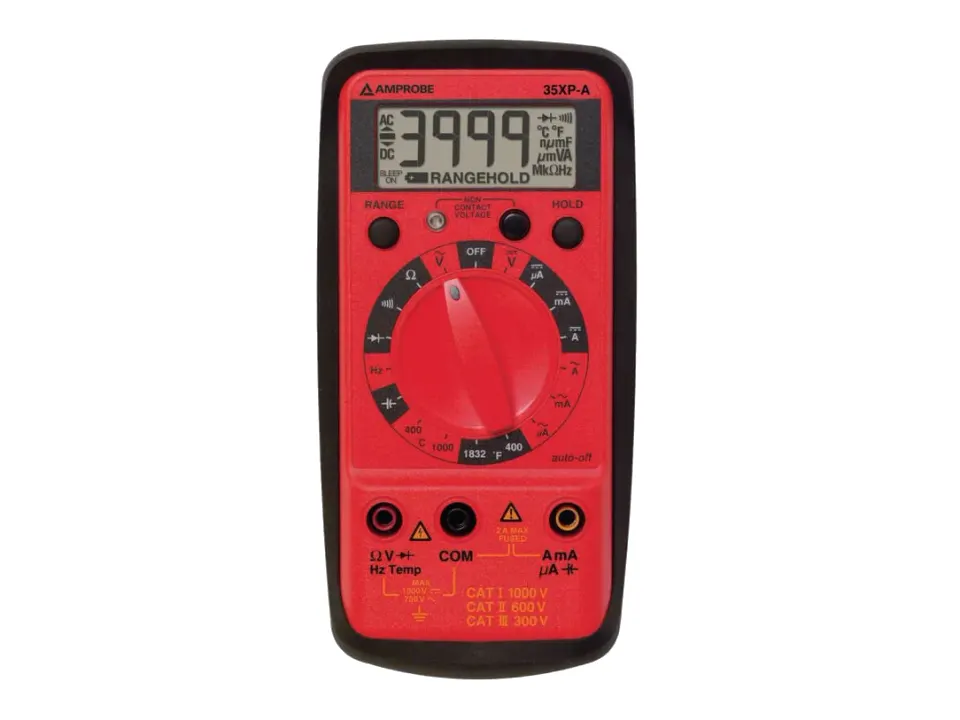 Fluke Amprobe 35XP-A Multímetro profesional con frecuencia, temperatura y capacidad