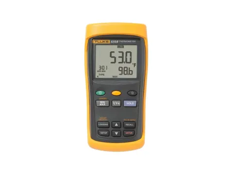 Fluke 53 II Termómetro digital de entrada única con registro de datos — Medición de Temperatura
