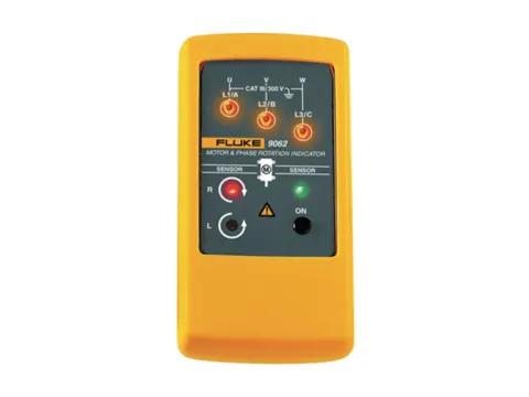 Fluke 9062 Indicador de rotación de fases y giro de motor — Comprobación Eléctrica