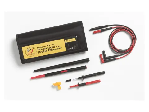 Fluke L215 Kit SureGrip con luz y extensores de sonda — Fundas y Accesorios