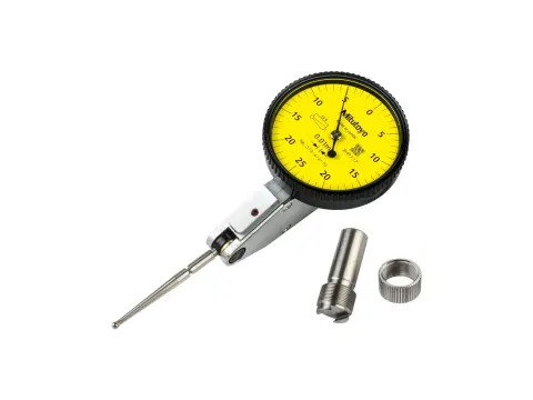 Mitutoyo 513-414E Reloj palpador, punta de metal duro, 0,5 mm / 0,01 mm — Metrología Mitutoyo