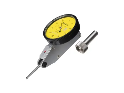 Mitutoyo 513-424-10E Reloj palpador, punta de metal duro, 0,5 mm / 0,01 mm — Metrología Mitutoyo