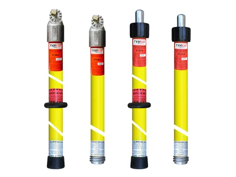 Tyrco HT Pértigas acoplables de 39 mm — Seguridad Eléctrica
